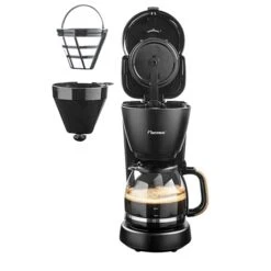 Bestron Kit Petit-déjeuner Noir Et Bois : Bouilloire, Grille-pain Et Cafetière à Filtre -Cuisine Appareils Magasin 729024 3 1 Kit petit dejeuner noir et bois bouilloire grille pain et cafetiere a filtre Bestron