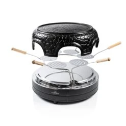 Bestron Four à Pizza électrique 6 Personnes Pizzetteria 860 W Noir -Cuisine Appareils Magasin 740068 2 1 Four a pizza electrique 6 personnes Pizzetteria 860 W noir Bestron