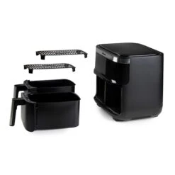Domo Déli Fryer Double Fry Zone 2 X 4L -Cuisine Appareils Magasin 740074 3 1 Deli Fryer double fry zone 2 x 4L Domo