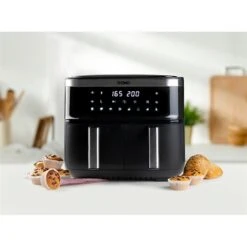 Domo Déli Fryer Double Fry Zone 2 X 4L -Cuisine Appareils Magasin 740074 4 1 Deli Fryer double fry zone 2 x 4L Domo