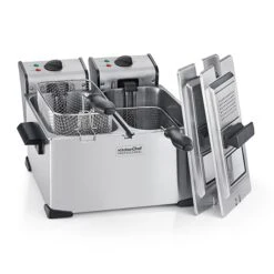 Friteuse Inox Double Cuve 7 L 4000 W KCPFR70X