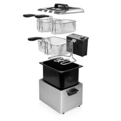 Princess Friteuse 5 L - Habillage En Acier -Cuisine Appareils Magasin 758005 1 2 Friteuse 5 L Habillage en acier Princess