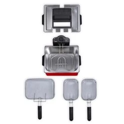 LIVOO Friteuse Rouge 5 L DOC241 2000 W -Cuisine Appareils Magasin 758007 2 2 Friteuse rouge 5 L DOC241 2000 W Livoo