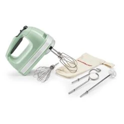 KitchenAid Batteur à Main électrique 9 Vitesses 85 W Vert Pistache 5KHM9212EPT -Cuisine Appareils Magasin 760353 2 1 Batteur a main electrique 9 vitesses 85 W vert pistache 5KHM9212EPT Kitchenaid