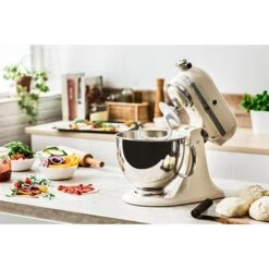 KitchenAid Robot Artisan Crème 5KSM175PS Avec Accessoires Supplémentaires -Cuisine Appareils Magasin 761003 3 6 Robot artisan creme 5KSM175PS avec accessoires supplementaires Kitchenaid