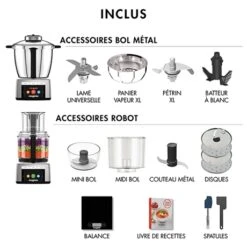 Magimix Robot Cook Expert Premium XL Platine 18909 -Cuisine Appareils Magasin 761024 2 4 Robot cook expert Premium XL platine 18909 Magimix