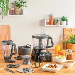 Moulinex Robot Double Force 1000 W FP821811 Noir -Cuisine Appareils Magasin 761058 1 2 Robot double force 1000 W FP821811 noir Moulinex