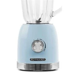 Schneider® Blender Vintage 800 W 1,5 L SCBL15BL Bleu -Cuisine Appareils Magasin 761075 3 2 Blender vintage 800 W 1 5 L SCBL15BL bleu Schneider