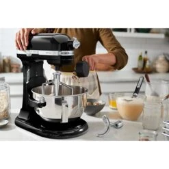 KitchenAid Robot Pâtissier Multifonction Avec Crémaillère Artisan Noir Onyx 500 W 5KSM7580XEOB -Cuisine Appareils Magasin 76122 4 8 Robot patissier multifonction avec cremaillere Artisan noir onyx 500 W 5KSM7580XEOB Kitchenaid