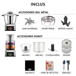 Magimix Robot Cook Expert Chrome Mat 18900 -Cuisine Appareils Magasin 76173 2 80 Robot Cook Expert Chrome Mat 18900 Magimix