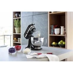 KitchenAid Robot Pâtissier Multifonction Artisan Noir Onyx 300 W 5KSM125EOB -Cuisine Appareils Magasin 76191 2 8 Robot patissier Multifonction Artisan Noir Onyx 300 W 5KSM125EOB Kitchenaid