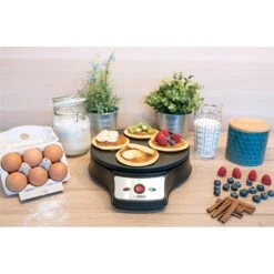 LIVOO Crêpière 2 En 1 - Crêpes Et Pancakes 1000 W DOC143 -Cuisine Appareils Magasin 780059 3 3 Crepiere 2 en 1 Crepes et Pancakes 1000 W DOC143 Livoo