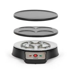 LIVOO Crêpière 2 En 1 - Crêpes Et Pancakes 1000 W DOC143 -Cuisine Appareils Magasin 780059 4 3 Crepiere 2 en 1 Crepes et Pancakes 1000 W DOC143 Livoo