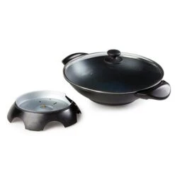 Domo Wok électrique En Aluminium 5 L DO8708W -Cuisine Appareils Magasin 780095 1 1 Wok electrique en aluminium 5 L DO8708W Domo