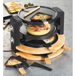 Raclette Ronde Multifonction 10 Poêlons 1500 W -Cuisine Appareils Magasin 780193 2 1 Raclette ronde multifonction 10 poelons 1500 W Kitchen Chef Professional