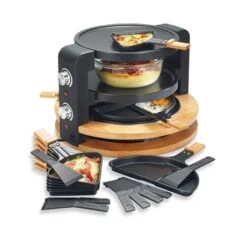 Raclette Ronde Multifonction 10 Poêlons 1500 W -Cuisine Appareils Magasin 780193 4 1 Raclette ronde multifonction 10 poelons 1500 W Kitchen Chef Professional