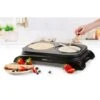 Domo Crêpière Double Pour 2 Crêpes De 18 Cm 1000 W DO8715P -Cuisine Appareils Magasin 780209 0 4 Crepiere double pour 2 crepes de 18 cm 1000 W DO8715P Domo