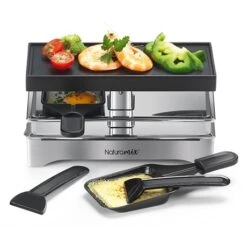 Appareil à Raclette électrique 2 Poêlons 440 W 7 Appareil à Raclette électrique 2 Poêlons 440 W -Cuisine Appareils Magasin 780252 2 1 Appareil a raclette electrique 2 poelons 440 W Naturamix