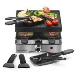 Appareil Raclette-gril électrique 4 Poêlons 750 W 7 Appareil Raclette-gril électrique 4 Poêlons 750 W -Cuisine Appareils Magasin 780253 2 1 Appareil raclette gril electrique 4 poelons 750 W Naturamix