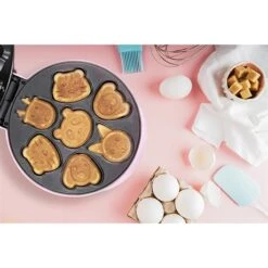 Bestron Mini Gaufrier 7 Animaux 700 W Sweet Dreams Rose -Cuisine Appareils Magasin 780266 2 1 Mini gaufrier 7 animaux 700 W Sweet Dreams rose Bestron