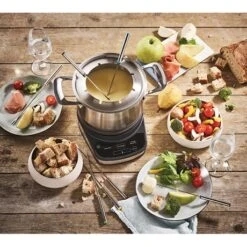 Fondue électrique Digitale Inox 1,2 L 8 Personnes 1200 W -Cuisine Appareils Magasin 780297 2 1 Fondue electrique digitale inox 1 2 L 8 personnes 1200 W Simeo