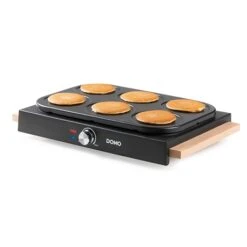 Domo Appareil 2 En 1 Mini-woks Et Mini-crêpes électrique 6 Personnes 1000 W -Cuisine Appareils Magasin 780306 2 1 Appareil 2 en 1 mini woks et mini crepes electrique 6 personnes 1000 W Domo