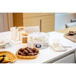 LIVOO Yaourtière Digitale 7 Pots 18 W DOP216 -Cuisine Appareils Magasin 784004 4 2 Yaourtiere digitale 7 pots 18 W DOP216 Livoo