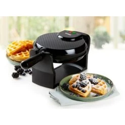 Domo Gaufrier Rotatif 1000 W DO9223W -Cuisine Appareils Magasin 784006 1 1 Gaufrier rotatif 1000 W DO9223W Domo