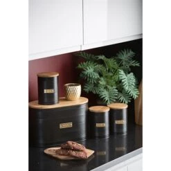 Typhoon Boîte à Thé 1 L Noire -Cuisine Appareils Magasin 880048 2 2 Boite a the 1 L noire Typhoon